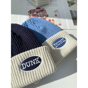 가을 겨울 데일리 덩크 비니 DUNK 기본 레터링 스트라이프 모자