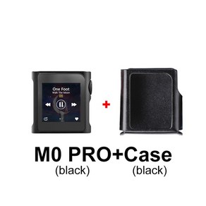 SHANLING M0 Po 고해상도 오디오 휴대용 HIFI 음악 플레이어 MP3 USB DAC AMP 듀얼 ES9219C Bluetooth 5.0 LDAC APTX PCM, 01 M0 PRO(black)-case, [01] M0 PRO(black)-case