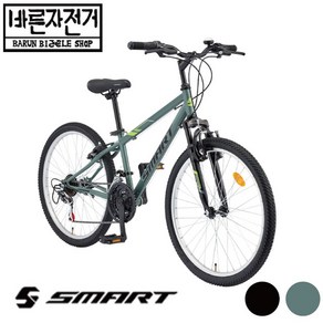 2024 삼천리 스마트 리얼텍 24 SF 24인치 스틸 기본형 자전거, 블랙, 30개, 24cm, 80%조립배송