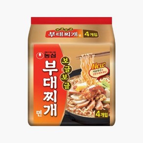 농심 보글보글 부대찌개면 라면 x 멀티1팩, 1세트