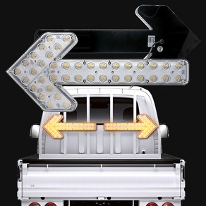 도로공사차량용 화살표 LED싸인보드 고급형, 1개