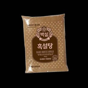 LETEO-씨제이제일제당 C백설 흑설탕 1kg 푸드, 1g, 1개