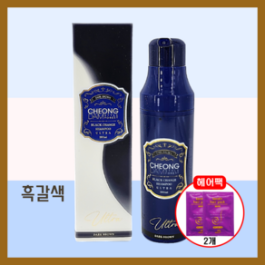 [홈쇼핑] 청담스타일 포레스트 블랙체인지 울트라 염색샴푸 흑갈색 200ml + 헤어팩2개, 1개