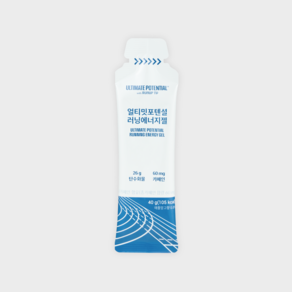 얼티밋포텐셜 러닝에너지젤 탄수화물 팔라티노스 카페인 러닝 마라톤 파워젤(40g/6포), 6개, 40g