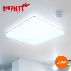 번개표 아크릴 기쁨 LED 방등 60W