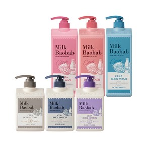 밀크바오밥 세라 바디워시 1200ml+세라 바디로션 600ml, 1개