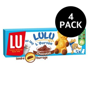 루 초콜릿 케이크 비스킷 LU Chocolate filled cakes L Ouson LuLu, 4개, 150g