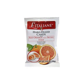 Sea Le Italiane 하드캔디 Red Oange Fom Sicily Italy 100g, 1개