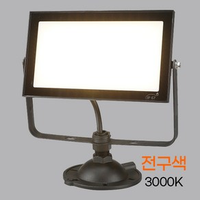 비츠온 LED 투광기 50W, 블랙-전구색(노란빛), 1개