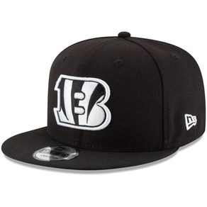 New Era NFL 9FIFTY 블랙/화이트 조절 가능한 스냅백 모자 캡 프리 사이즈 휴스턴 텍사스