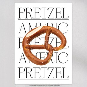 프레첼 포스터 petzel 카페 커피, 단면 포스터