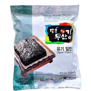 장흥무산김 유기 일반김 전장 100매 1봉, 1개, 본상품선택