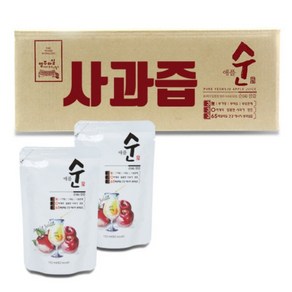 사과즙 애플순 100ml x 80포 NFC 착즙, 80개