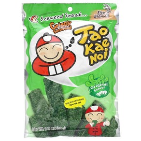 Tao Kae Noi 크리스피 씨위드 스낵 오리지널 32g(1.12oz), 3개, 32g