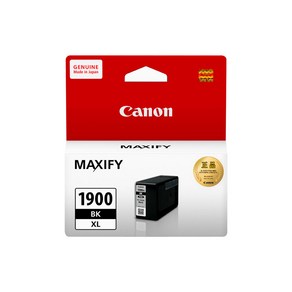 캐논 PGI-1900 XL 정품잉크 MAXIFY MB2390 PGI-1900 BK C M Y