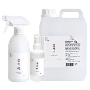 숲케어 편백수 피톤치드 스프레이 500ml+리필2L+휴대용100ml, 1개