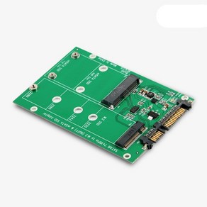 Coms M.2 NGFF SSD mSATA to SATA 변환 컨버터 ITA518, 1개