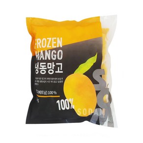 [솜] 냉동망고 다이스 1kg / 베트남산, 3개