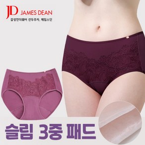 제임스딘 면스판 자수레이스 맥시팬티 2매입 JHWPX722