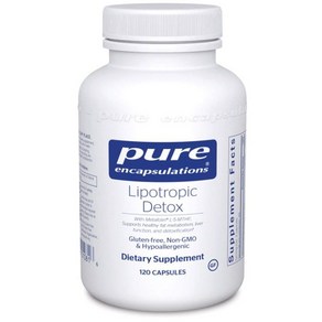 퓨어 인캡슐레이션 리포트로픽 디톡스 120캡슐 / Pure Encapsulations Lipotropic Detox 120 Capsules