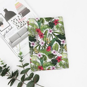 굿팡패브릭 DTP 면20수]하와이꽃 size (d0054), 1마(세로90cm), 1개