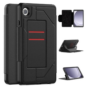 갤럭시탭 TAP A9플러스 SM-X210 케이스, GT055-A9+/X210, 블랙, 1개