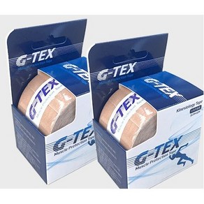 지텍스 테이프 5cm x 5m 1박스 6롤 키네시올로지 국산 스포츠테이핑 근육테이프 G-TEX TAPE