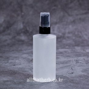 올댓허브 100ml 반투명 유리 펌프 용기 로션 용기