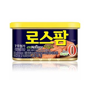 롯데 로스팜 200g x24캔 (유통기한250809) / 깡통햄 소세지 간편 반찬 볶음밥, 24개