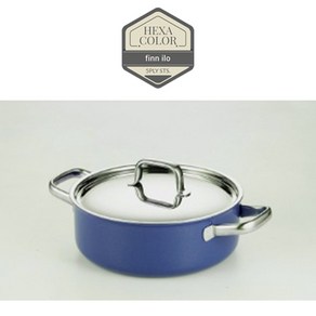 백화점전용-[finn ilo] 핀일로 헥사 칼라스텐 통5중 22cm 전골냄비+스텐뚜껑 (4colo), 1개, 베리레드