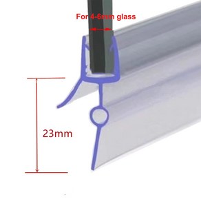 하단 샤워 드립 스크린 프레임리스 스트립 PVC 물 스트리핑 도장 문짝 차단 스윕, 23mm gap, 03 23mm gap_05 1pc 50cm