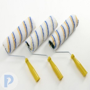 페인트 롤러 3개 세트 22CM 옐로우 도배롤러, 1개