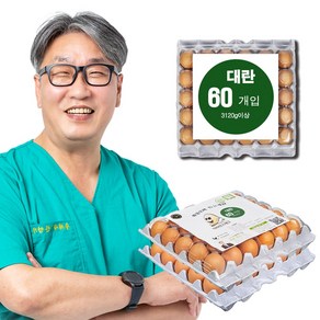 [당일 생산] 닥터안스에그 무항생제 인증 수의사 계란, 30구, 2개