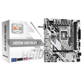 [ASRock] H610M-HDV/M.2+ D5 에즈윈 (인텔H610/M-ATX)