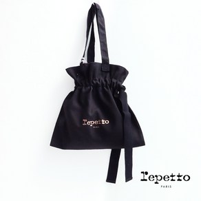 레페토 ESPOIR 코튼백 블랙 L 무용가방 숄더백 Repetto 일본직구, 단품, 1개