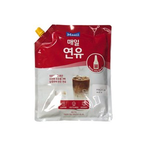 매일 연유 1kg 오리지널 파우치 가당연유 국산원유, 3개