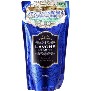 LAVONS 라봉 르 란제 럭셔리 릴랙스향 리필 480ml [유연제], 단일, 1개