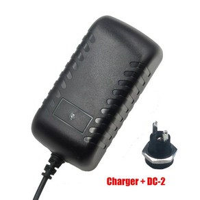 리튬 충전기 배터리 이온 3.6V 3.7V 1S 18650 팩 커넥터 DC5525 4.2V 3A, [02] EU, 6) Chage and DC2  EU