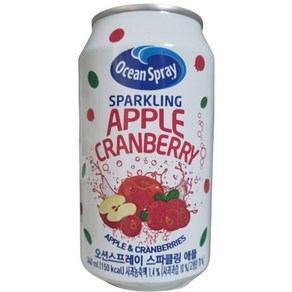 오션스프레이 스파클링 애플 크랜베리 345ml, 340ml, 6개