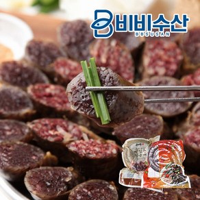 비비수산 매콤한땡초순대와 쫀득한찰순대를 동시에 즐길수 있는 냉장 명품찰순대+명품땡초순대