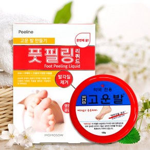 고운발 풋크림100g + 모모쏘우 풋필링 리퀴드, 1개, 1개입, 100g