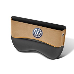 스웨이드 가죽 카시트 사이드 갭 스토리지 포켓 갭 필러 정리함 폭스바겐 VW 골프 7 Mk7 폴로 제타 파사트, 04 카키, 1개