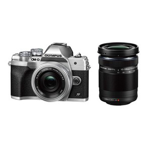 OLYMPUS 미러리스 SLR 카메라 OM-D E-M10 MakIV EZ 더블 줌 키트 실버, 01 실버_02 바디_01 본체