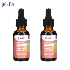 Life Flo 퓨어 osehip 씨드 오일 30ml, 2개