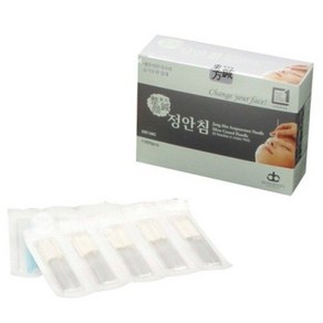 동방 은도금침 정안침 1000PCS (50쌈) 의료용 한방침, 0.20mm * 30mm, 1개