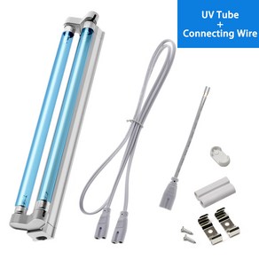 살균기 소독기 자외선 가정 및 병원용 살균 T5 UVC 오존 이중 룸 LED 석영 UV 220V 16W, 1) Connecting Wie