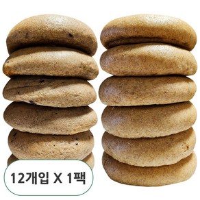 DALDA 통밀 블루베리 베이글 + 통밀 플레인 베이글 당일생산 수제베이글, 12개, 110g