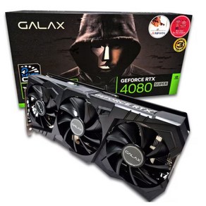 갤럭시 GALAX 지포스 RTX4080 SUPER 3X D6X 16GB / 정품 BULK 패키지, 35cm