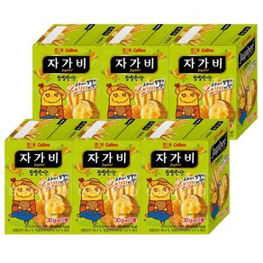 해태제과 자가비 짭잘한맛, 90g, 6개