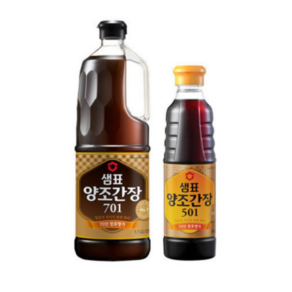 샘표 양조간장 701 1.7L + 501 500ml(증정 )기획세트